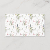 Carte D'accompagnement Demande de recette de Fête des mariées de pétales  (Dos)