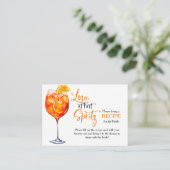 Carte D'accompagnement Demande de recette de Fête des mariées Élégante ét (Debout devant)