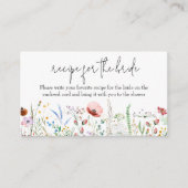 Carte D'accompagnement Demande de recette de Fête des mariées fleur sauva (Devant)