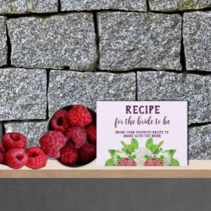 Carte D'accompagnement Demande de recette de Fête des mariées Garden Dahl