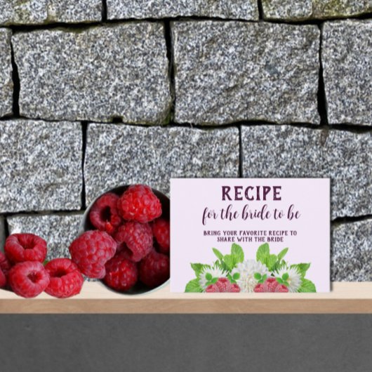 Carte D'accompagnement Demande de recette de Fête des mariées Garden Dahl