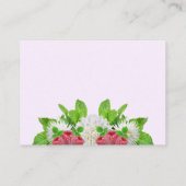 Carte D'accompagnement Demande de recette de Fête des mariées Garden Dahl (Dos)