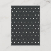 Carte D'accompagnement Demande de recette de flèche florale bohème à plum (Dos)