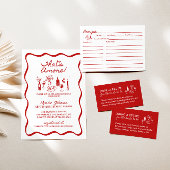 Carte D'accompagnement Demande de recette de pizza italienne That's Amore