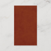 Carte D'accompagnement Demande de recette florale d'automne (Dos)