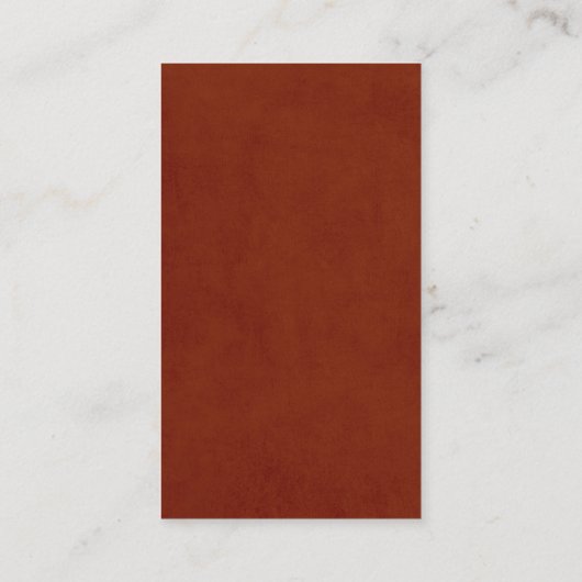 Carte D'accompagnement Demande de recette florale d'automne (Dos)