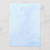 Carte D'accompagnement Demande de Recette - Peony Bleu (Dos)