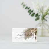 Carte D'accompagnement Demande de recette pour la douche de mariage d'aut (Debout devant)