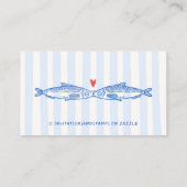 Carte D'accompagnement Demande de recette pour la douche de mariée Two Le (Dos)