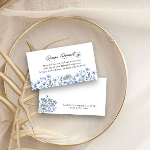Carte D'accompagnement Demande de recette pour la fête prénuptiale des bl