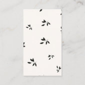 Carte D'accompagnement Demande de recette pour la nuptiale florale de Bou (Dos)