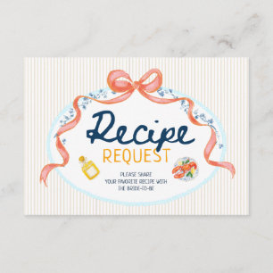 Carte D'accompagnement Demande de recette pour une baby shower estivale i