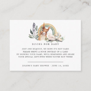 Carte D'accompagnement Demande de réservation   Animaux forestiers des bo