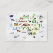 Carte D'accompagnement Demande de réservation | Baby shower Kangaroo aust (Dos)