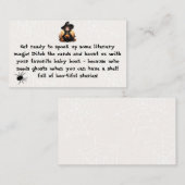 Carte D'accompagnement Demande de réservation Baby shower Little Witch (Devant / Derrière)