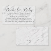 Carte D'accompagnement Demande de réservation Baby shower mignon poème In (Devant / Derrière)