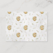 Carte D'accompagnement Demande de réservation | Baby shower Woodland Fore (Dos)