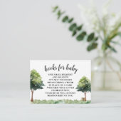 Carte D'accompagnement Demande de réservation d'arbre de ferme rustique (Debout devant)