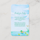 Carte D'accompagnement Demande de réservation de Baby shower de canard Ma (Devant)