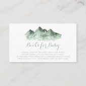 Carte D'accompagnement Demande de réservation de Baby shower de Green Mou (Devant)