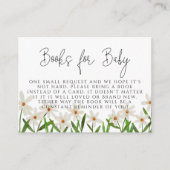 Carte D'accompagnement Demande de réservation de Baby shower de la marée (Devant)