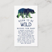 Carte D'accompagnement Demande de réservation de Baby shower de naissance (Devant)