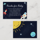 Carte D'accompagnement Demande de réservation de Baby shower de thème Esp (Devant / Derrière)