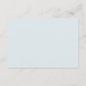 Carte D'accompagnement Demande de réservation de Baby shower d'été pour l (Dos)