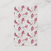 Carte D'accompagnement Demande de réservation de Baby shower d'oiseaux ca (Dos)