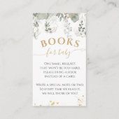 Carte D'accompagnement Demande de réservation de Baby shower Green & Gold (Devant)