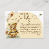 Carte D'accompagnement Demande de réservation de Baby shower Little honey (Devant)
