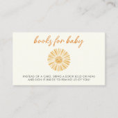 Carte D'accompagnement Demande de réservation de Baby shower Little Sunsh (Devant)
