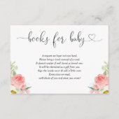 Carte D'accompagnement Demande de réservation de baby shower pour fille r (Devant)