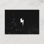 Carte D'accompagnement Demande de réservation de Baby shower Rock N Roll (Dos)