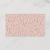 Carte D'accompagnement Demande de réservation de Baby shower rose Nutcrac (Dos)