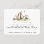 Carte D'accompagnement Demande de réservation | Forêt boisée Bébés Animau (Devant)