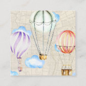 Carte D'accompagnement Demande de réservation | Insertion de Baby shower (Dos)