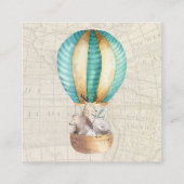 Carte D'accompagnement Demande de réservation | Insertion de Baby shower (Dos)