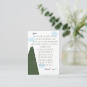 Carte D'accompagnement Demande de réservation | Laisser l'aventure commen (Debout devant)