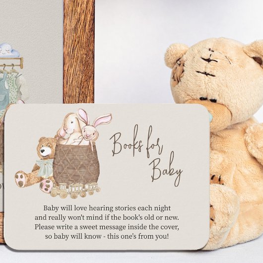 Carte D'accompagnement Demande de réservation Neutral Boho Nursery Baby s