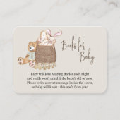 Carte D'accompagnement Demande de réservation Neutral Boho Nursery Baby s (Devant)