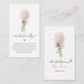 Carte D'accompagnement Demande de réservation PixDezines, Parties scintil (Devant / Derrière)