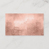 Carte D'accompagnement Demande de réservation pour bébé Rose Gold Shower  (Dos)