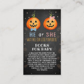 Carte D'accompagnement Demande de réservation pour la fête de révélation  (Devant)