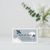 Carte D'accompagnement Demande de réservation pour le Garçon bleu de l'av (Debout devant)