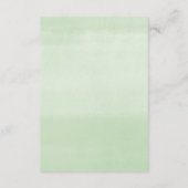 Carte D'accompagnement Demande de réservation Safari, zoo jungle animaux  (Dos)