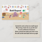 Carte D'accompagnement Demande De Réservation Sous La Mer (Devant / Derrière)