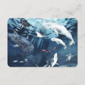 Carte D'accompagnement Demande de réservation | Sous le Baby shower de l' (Dos)