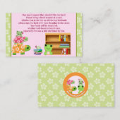 Carte D'accompagnement Demandes de livre de grenouilles au lieu d'une ins (Devant / Derrière)