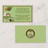 Carte D'accompagnement Demandes de réservation pour le transport de singe (Devant / Derrière)